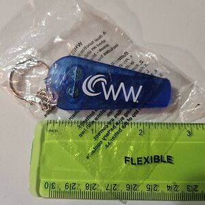 Blue Keychain with Logo